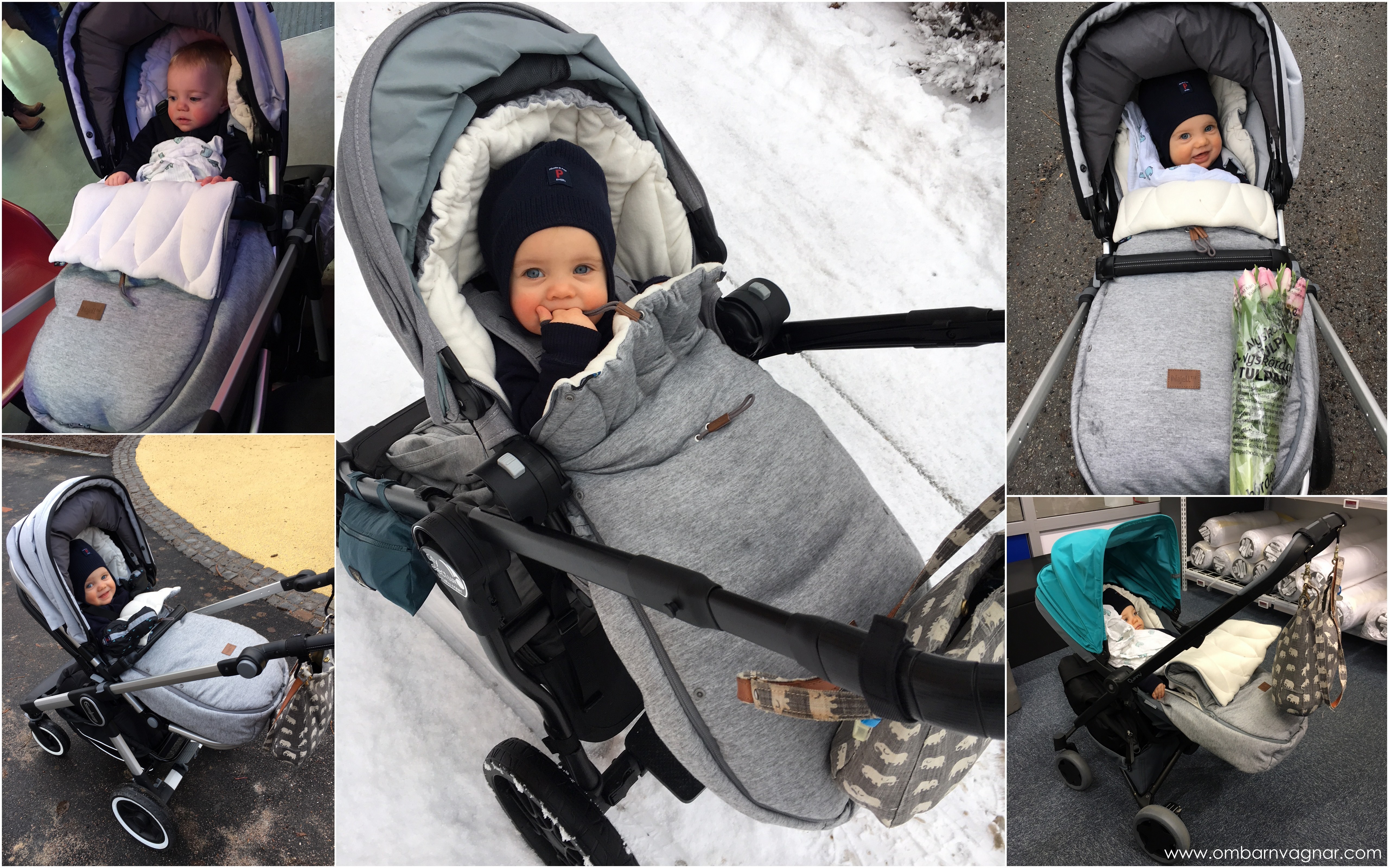 Najell Winter Cover passform i olika barnvagnar