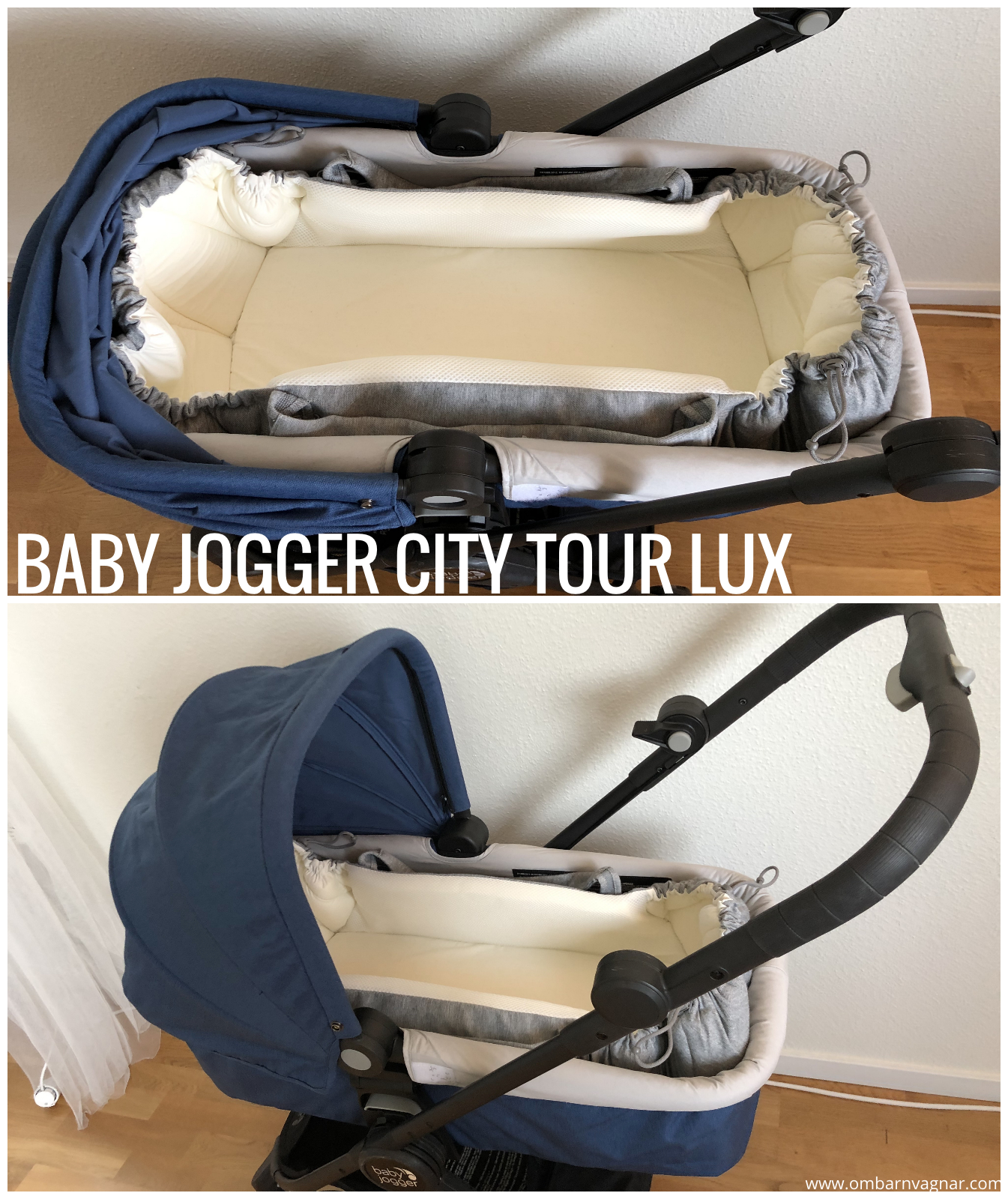 Najell SleepCarrier Mjuklift i Baby Jogger City Tour Lux