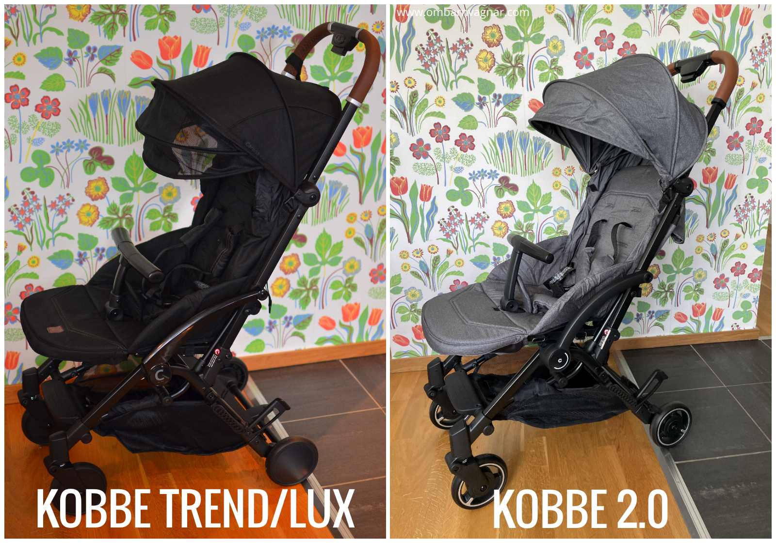 Skillnaden mellan gamla Kobbe Trend och Lux, och nya Kobbe 2.0