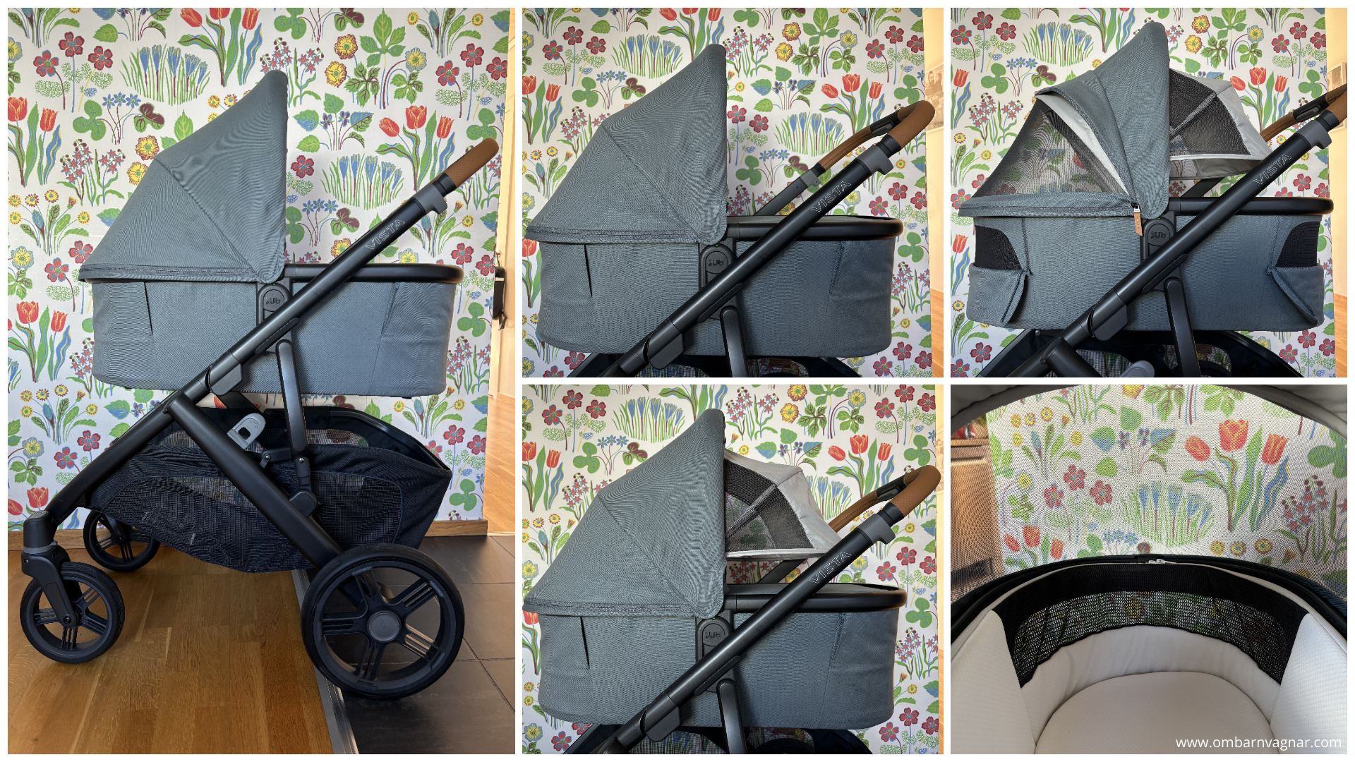 UPPAbaby Vista V3 med sin välventilerade liggdel