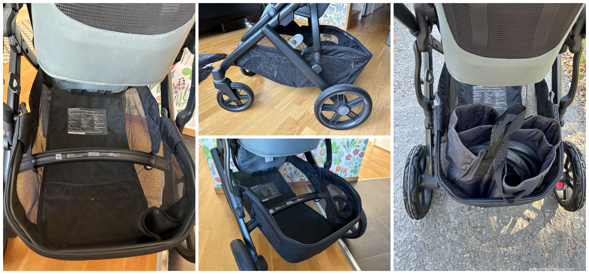 UPPAbaby Vista V3 har en enormt stor varukorg