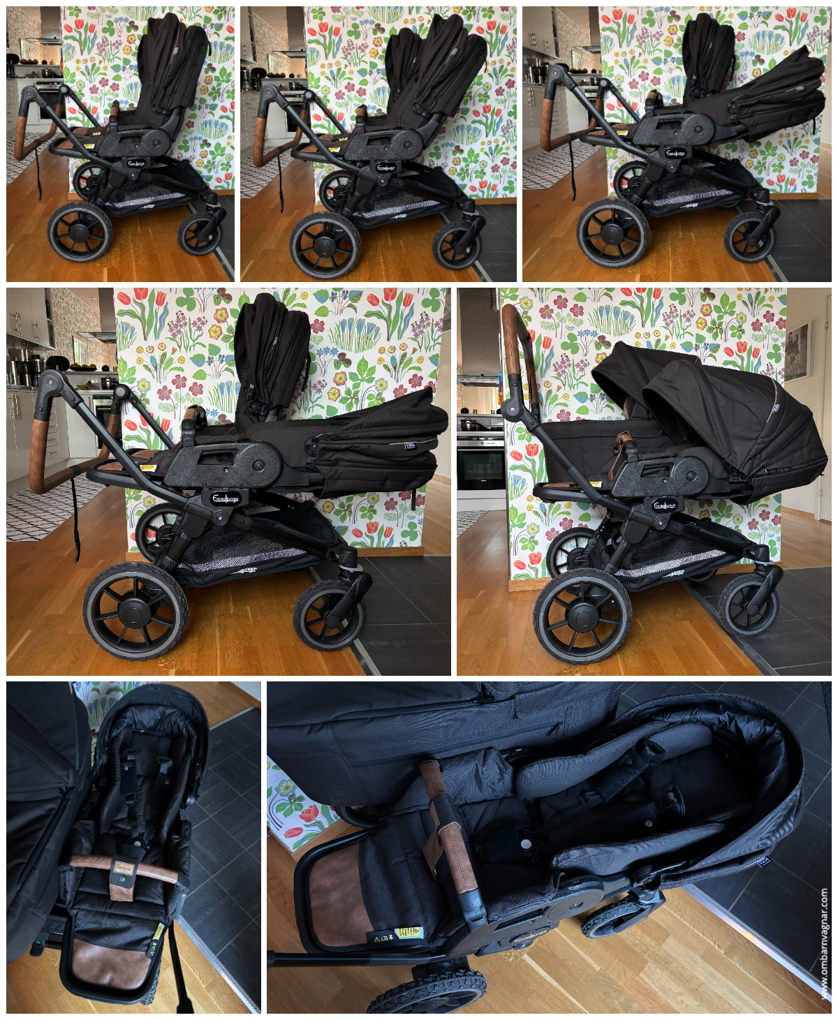 Så fäller man Sento Flat+ från sittläge till liggläge